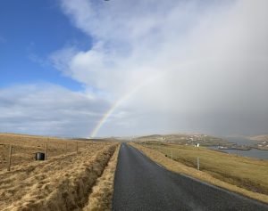 Papel is in southwest West Burra Isle Shetland